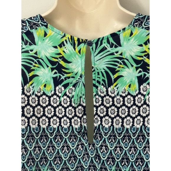 Women's Old Navy Palm Leaf Tank Sz XL - Picture 4 of 10